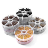 970pcs Open Jump Rings Jewelry Kits for DIY Bracelet Necklace Accessories