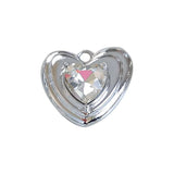 Chinese Style Sweet Wind Y2k Silver Love Butterfly Rose Necklace Pendant