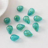 4PCS Glass Tear Drop Earring Pendants for Jewelry Making
