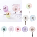 2 Pcs Dandelion Dry Flower Resin Mold Filler for DIY Crafts