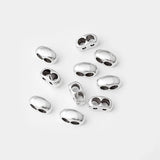 20pcs Tibetan Silver Double Hole Slider Spacers for Leather Cord Bracelet