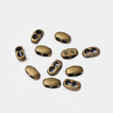 20pcs Tibetan Silver Double Hole Slider Spacers for Leather Cord Bracelet