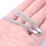 10pcs Stainless Steel Chain Earring Tassels for Jewelry Making Pendant Necklace