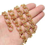 1m Stainless 1:1 Textured Twisted Chains Heavy O Chain for Men Women