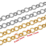 1m Stainless 1:1 Textured Twisted Chains Heavy O Chain for Men Women
