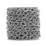 1m Stainless 1:1 Textured Twisted Chains Heavy O Chain for Men Women