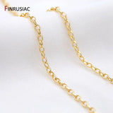 14K Gold-Plated Chain DIY Clavicle Chain Necklace Bracelet Access.