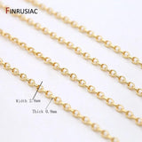 14K Gold-Plated Chain DIY Clavicle Chain Necklace Bracelet Access.