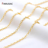 14K Gold-Plated Chain DIY Clavicle Chain Necklace Bracelet Access.
