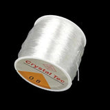 1 Roll Transparent Elastic Cord String Crystal Line Beading