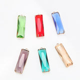 4PCS Rectangle Cube Charms Pendants Jewelry Making DIY Pendant Supplies 10*34mm