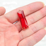 4PCS Rectangle Cube Charms Pendants Jewelry Making DIY Pendant Supplies 10*34mm