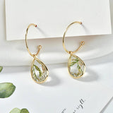 Christmas Tree Copper Bezel Pendant DIY Earrings Necklace Ornament