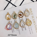 Christmas Tree Copper Bezel Pendant DIY Earrings Necklace Ornament