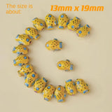 Hand-Painted Fish Ceramic Beads Collection for DIY Jewelry