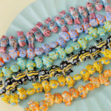 Hand-Painted Fish Ceramic Beads Collection for DIY Jewelry