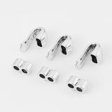 5pcs Clasp Bent Hook For 5mm Round Leather DIY Bracelet