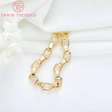 17.5CM 24K Brass Bracelet Chains for Jewelry Making