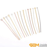 100Pcs Hypoallergenic 9 Eye Flat T Ball Pin Findings For DIY Jewelry