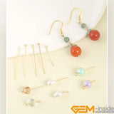 100Pcs Hypoallergenic 9 Eye Flat T Ball Pin Findings For DIY Jewelry