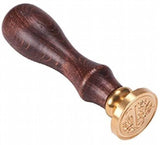 A-Z Wax Seal Stamp Vintage Brass Wooden Handle Alphabet Initial Wax Classic