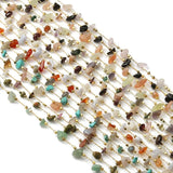 Natural Stone Bead Rosary Chain 1m/lot