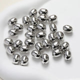 10PCS Brass 14k Plated Oval Beads for Jewelry Making DIY 10*13