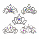 5Pcs Rhinestone Crown Embellishments Flatback Buttons Wedding Decoration DIY
