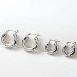 14K Gold-Clad Copper Tube Earrings DIY Material Accessories