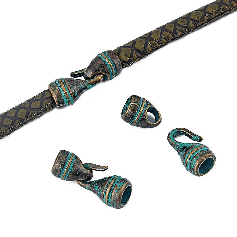 Antique Bronze Hook Clasp for 5MM Leather Cord Bracelet