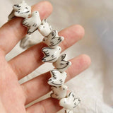 Hand-painted Ceramic Pigeon Beads Japanese Jewelry DIY Material