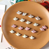 Hand-painted Ceramic Pigeon Beads Japanese Jewelry DIY Material