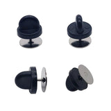 Butterfly Clutch Pin Backs Tie Tacks Blank Pins PVC Rubber Pin Backs