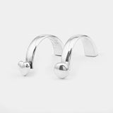 3PCS Antique Silver Heart Hook Clasp For 10*5mm Leather Cord Bracelet DIY