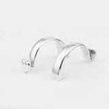 3PCS Antique Silver Heart Hook Clasp For 10*5mm Leather Cord Bracelet DIY