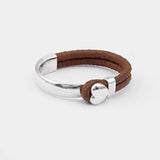 3PCS Antique Silver Heart Hook Clasp For 10*5mm Leather Cord Bracelet DIY