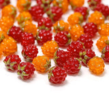 Raspberry Glass Beads DIY Earrings Jewelry Accessories