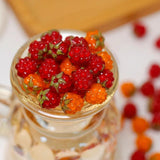 Raspberry Glass Beads DIY Earrings Jewelry Accessories