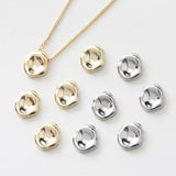 6PCS Minimalist Hand Charm for Jewelry Making Brass 14k Plated 10*12mm
