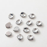 6PCS Minimalist Hand Charm for Jewelry Making Brass 14k Plated 10*12mm
