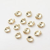 6PCS Minimalist Hand Charm for Jewelry Making Brass 14k Plated 10*12mm