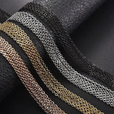 10pcs Stainless Steel 2mm Chain Necklaces Rose Silver DIY Pendant Women/Men