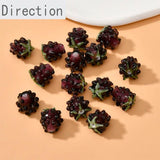 Glazed Strawberry Raspberry Straight Hole Beads DIY Jewelry Making