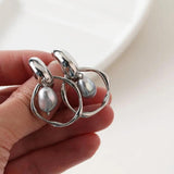 2PCS 14k Plated Studs Earrings DIY Jewelry Findings Hand Brass Accessories