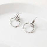 2PCS 14k Plated Studs Earrings DIY Jewelry Findings Hand Brass Accessories