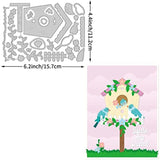 Bird House Pattern Metal Cutting Dies for Crafts Scrapbook Album Card Making