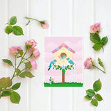 Bird House Pattern Metal Cutting Dies for Crafts Scrapbook Album Card Making