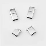 3Pcs Stainless Steel Strong Magnetic Clasp for Flat Leather Cord DIY