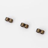 20pcs Double Hole Slider Beads for 2mm Round Leather Cord Bracelet