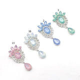 10 Pcs Horse Eye Brooch Rhinestone Jewelry Party Accessories Wine Glass Pendant